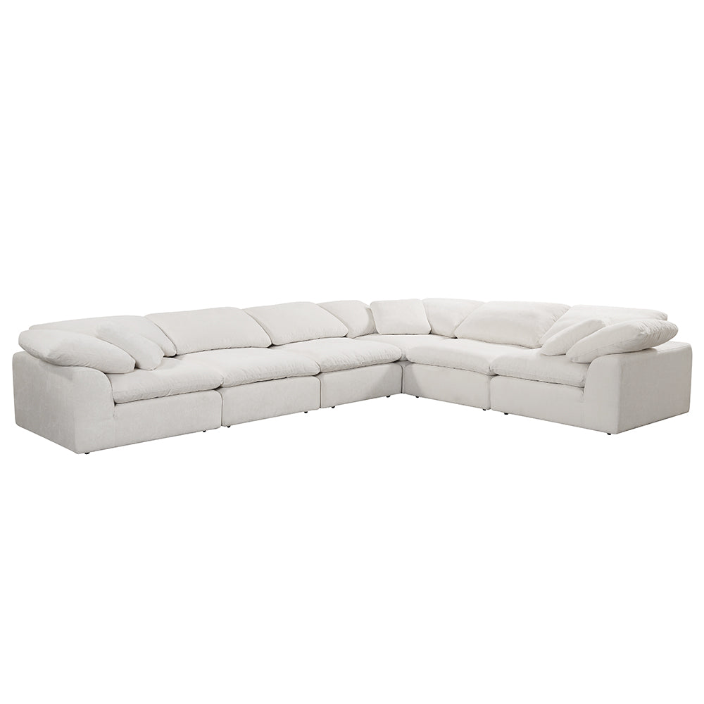 Naveen Ivory Modular - Armless Chair - Ornate Home