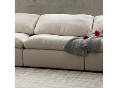 Naveen Ivory Modular - Armless Chair - Ornate Home