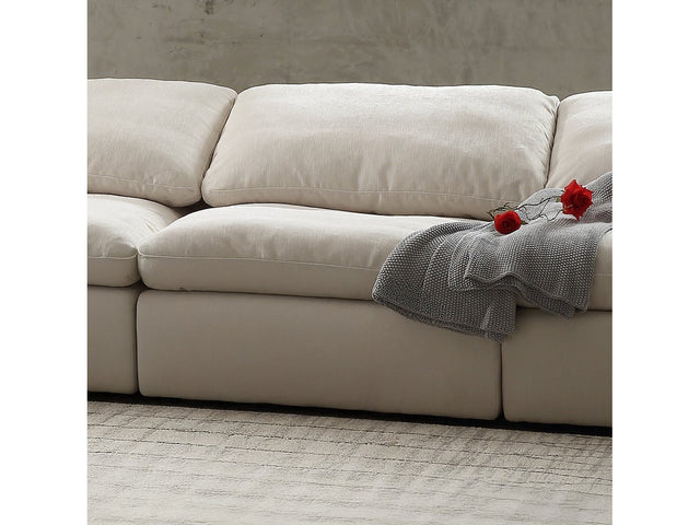 Naveen Ivory Modular - Armless Chair - Ornate Home