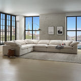 Naveen Ivory Modular - Wedge W/Pillow - Ornate Home