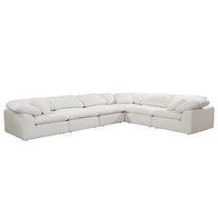 Naveen Ivory Modular - Wedge W/Pillow - Ornate Home