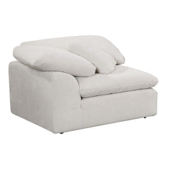 Naveen Ivory Modular Wedge w/ Pillow - Ornate Home