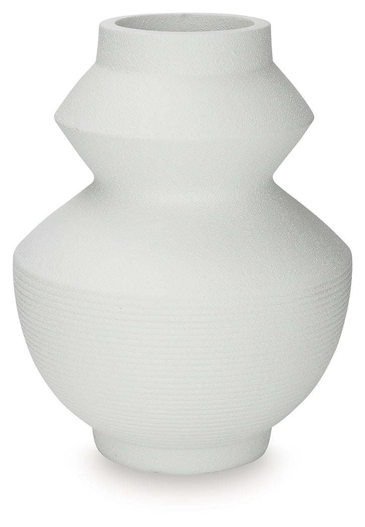Naveen White Vase (Online Special Price) - Ornate Home