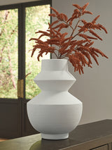Naveen White Vase (Online Special Price) - Ornate Home