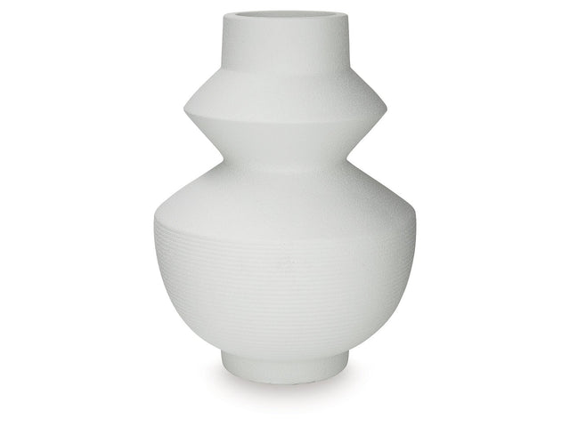 Naveen White Vase - Ornate Home