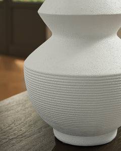 Naveen White Vase - Ornate Home