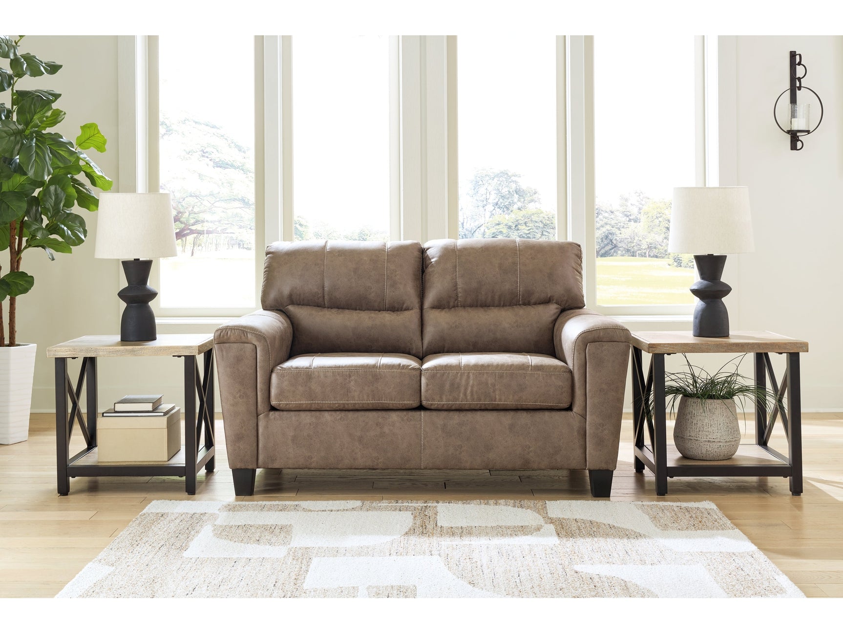 Navi Fossil Loveseat - Ornate Home