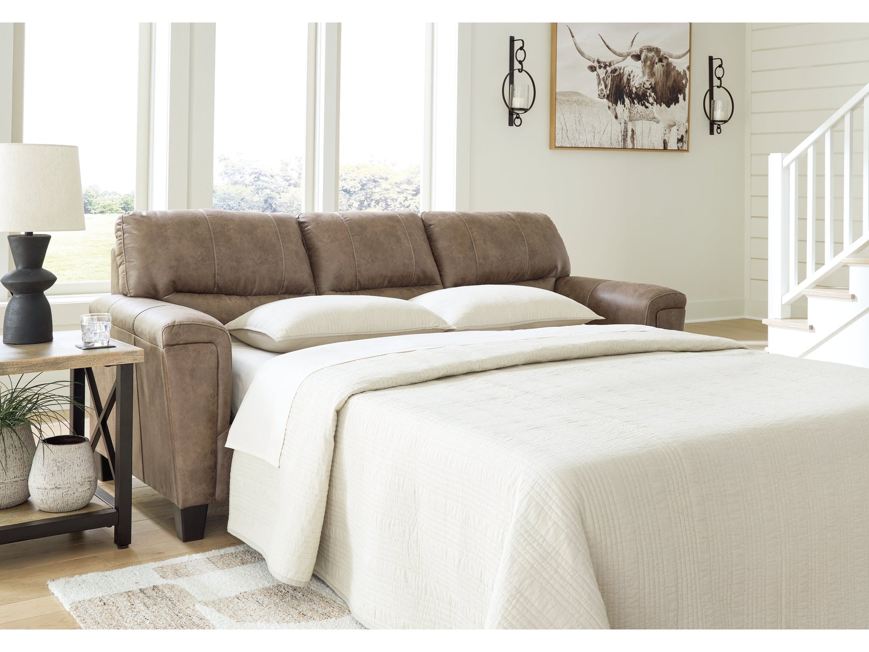 Navi Fossil Queen Sofa Sleeper - Ornate Home