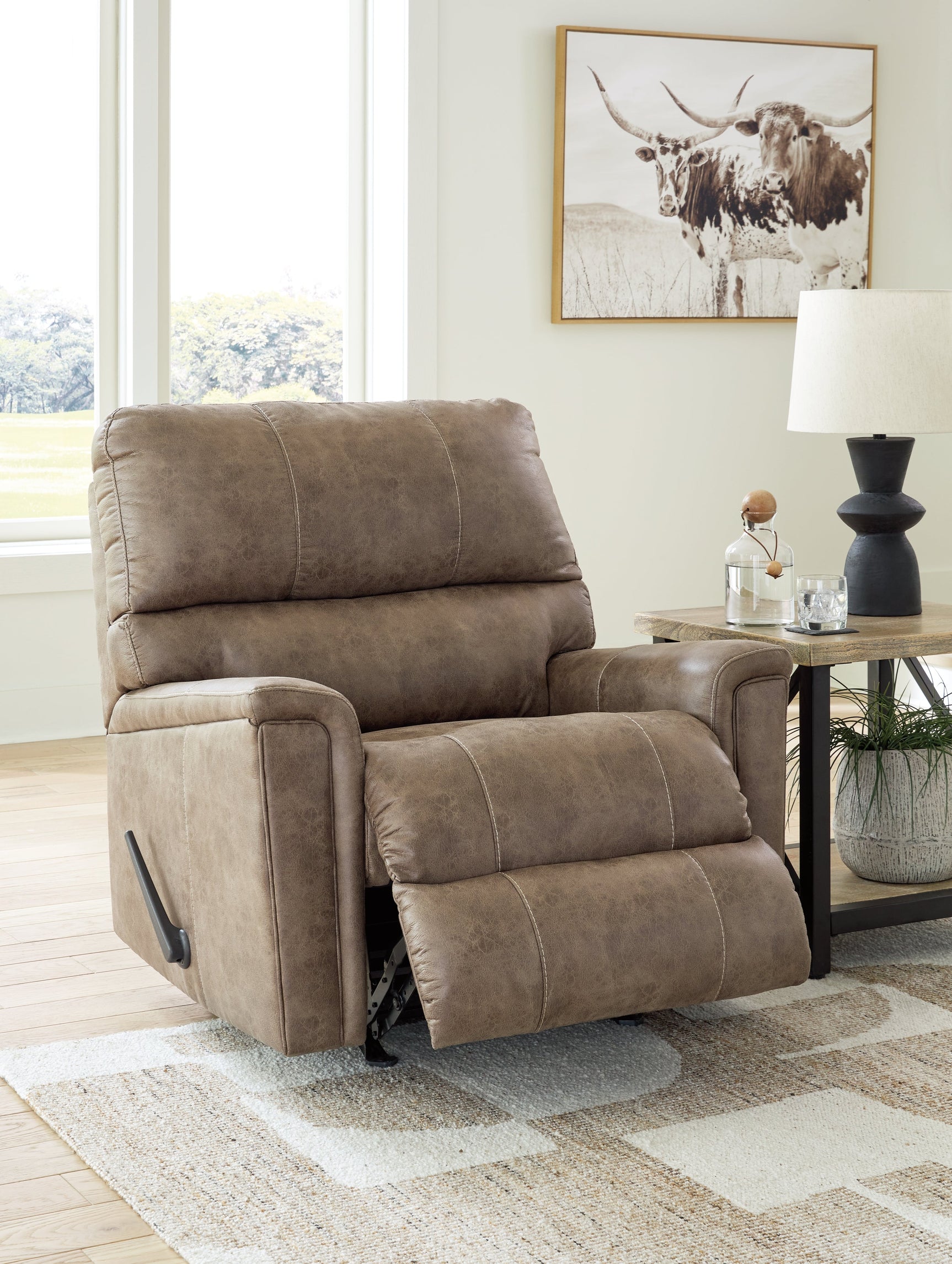 Navi Fossil Rocker Recliner - Ornate Home