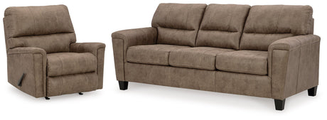 Navi Fossil Sofa and Recliner - Ornate Home