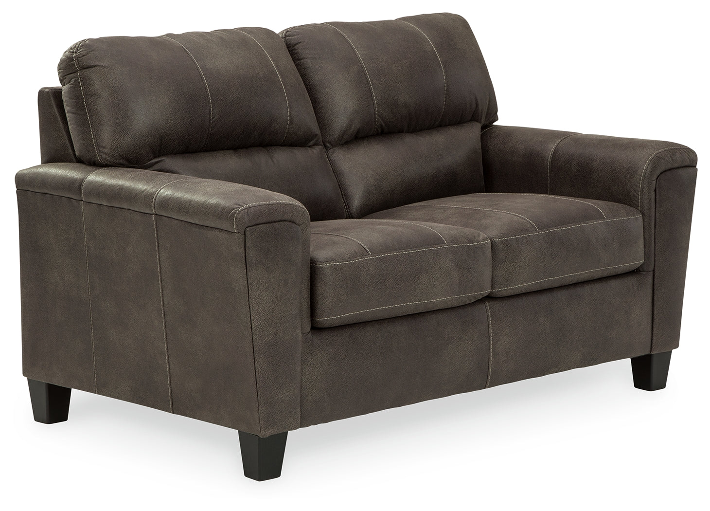Navi Smoke Loveseat - Ornate Home