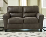 Navi Smoke Loveseat - Ornate Home