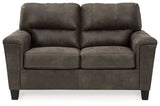 Navi Smoke Loveseat - Ornate Home
