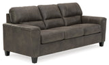 Navi Smoke Sofa, Loveseat and Recliner - Ornate Home