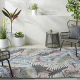 Nayan Charcoal Outdoor Area Rug - Clearance - Ornate Home