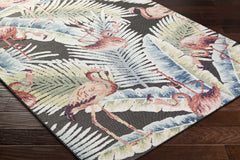 Nayan Charcoal Outdoor Area Rug - Clearance - Ornate Home