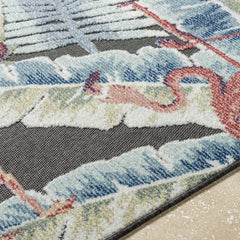 Nayan Charcoal Outdoor Area Rug - Clearance - Ornate Home