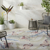 Nayan Light Slate Outdoor Area Rug - Clearance - Ornate Home