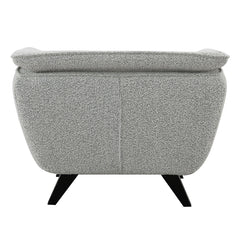 Nayeli Light Gray Boucle Chair - Ornate Home
