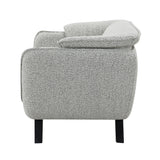 Nayeli Light Gray Boucle Chair - Ornate Home