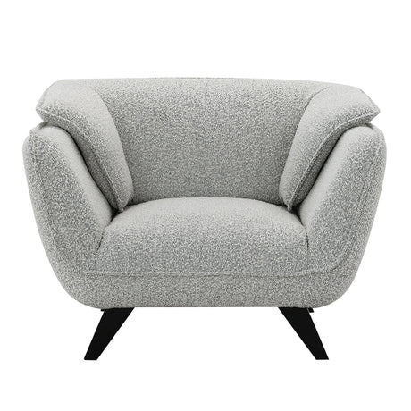 Nayeli Light Gray Boucle Chair - Ornate Home