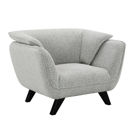 Nayeli Light Gray Boucle Chair - Ornate Home