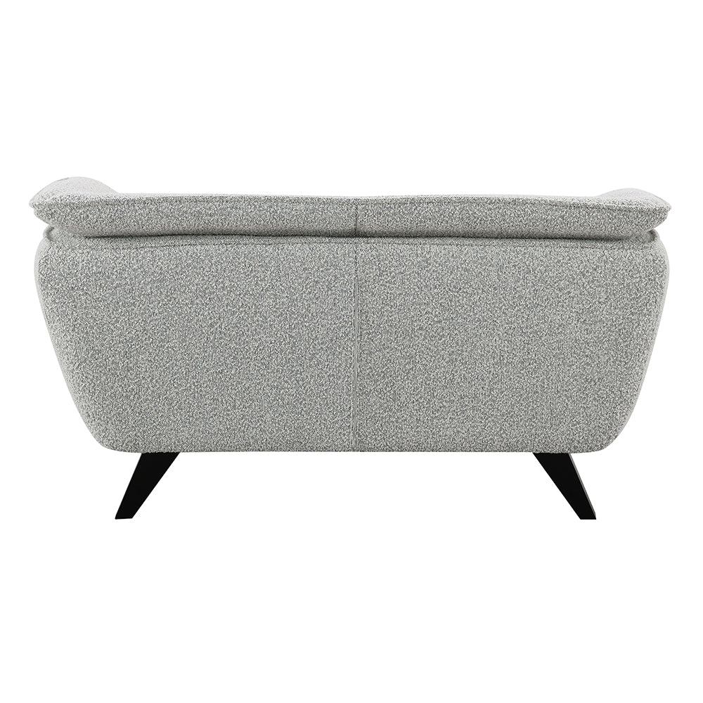Nayeli Light Gray Boucle Loveseat - Ornate Home