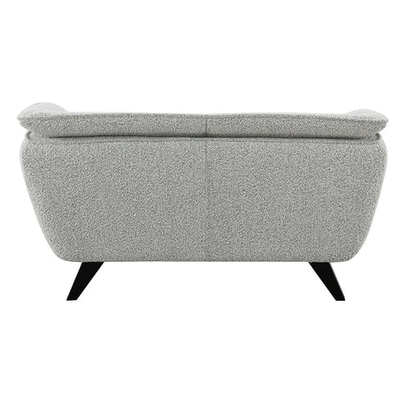 Nayeli Light Gray Boucle Loveseat - Ornate Home