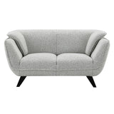 Nayeli Light Gray Boucle Loveseat - Ornate Home