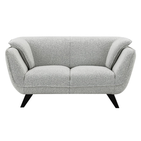 Nayeli Light Gray Boucle Loveseat - Ornate Home