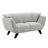 Nayeli Light Gray Boucle Loveseat - Ornate Home