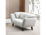 Nayeli Light Gray Boucle Loveseat - Ornate Home