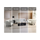 Nayeli Light Gray Boucle Sofa - Ornate Home