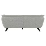 Nayeli Light Gray Boucle Sofa - Ornate Home