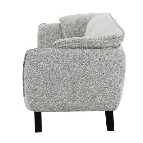 Nayeli Light Gray Boucle Sofa - Ornate Home