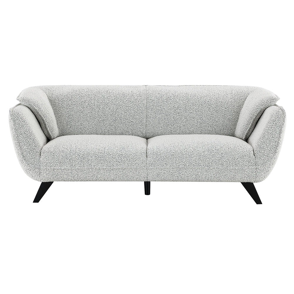 Nayeli Light Gray Boucle Sofa - Ornate Home