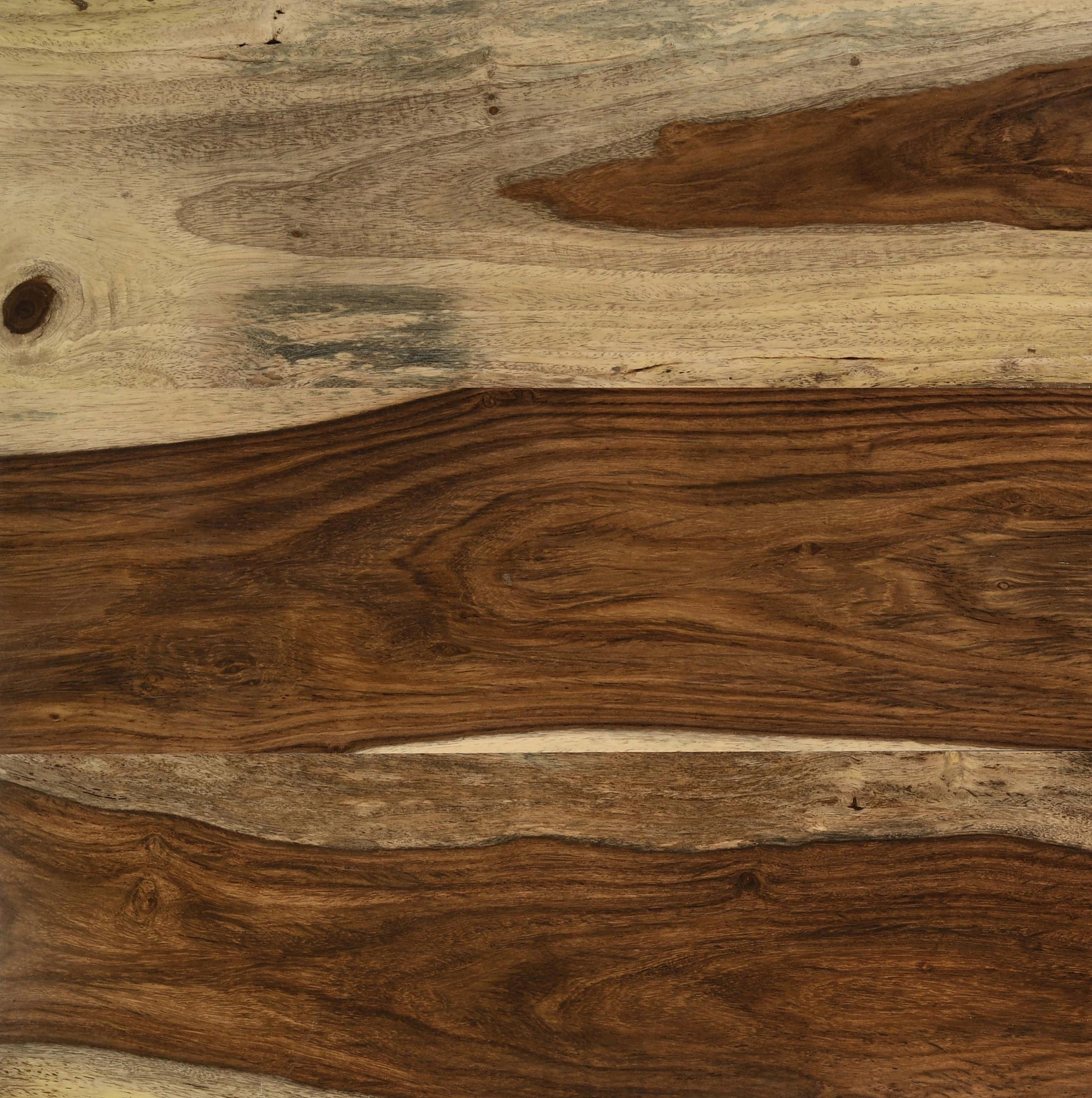 Nayeli Natural 3-piece Solid Sheesham Wood Nesting Tables - Ornate Home