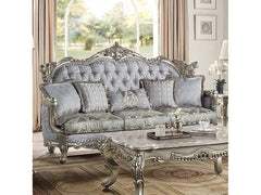 Nayla Antique Bronze Sofa W/5 Pillows - Ornate Home