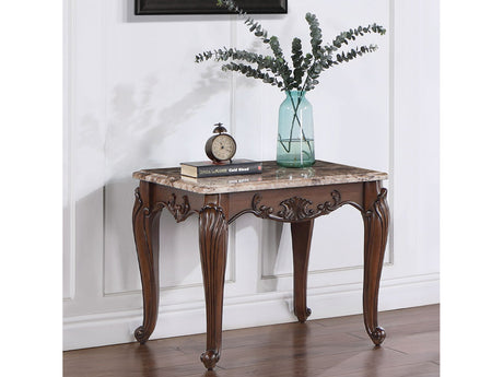 Nayla Cherry End Table - Ornate Home