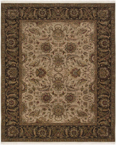 Necia Beige Damask Area Rug - Clearance - Ornate Home