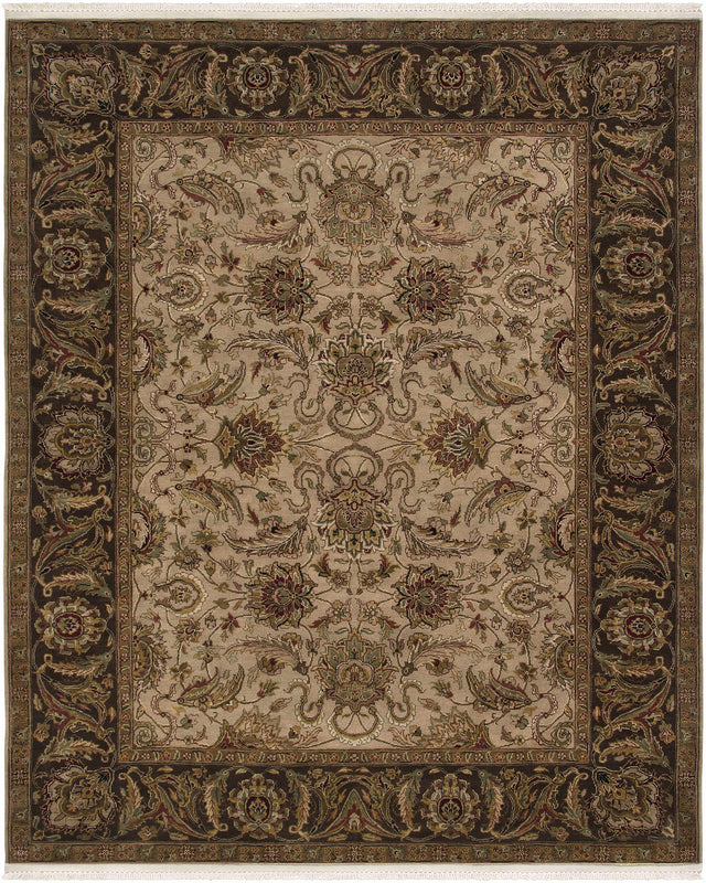 Necia Beige Damask Area Rug - Clearance - Ornate Home