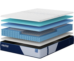 Nectar Classic Hybrid White Firm California King Mattress - Ornate Home