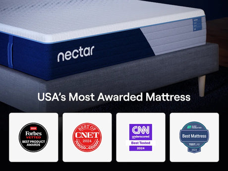 Nectar Classic Hybrid White Firm Twin Mattress - Ornate Home