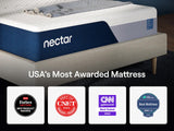 Nectar Classic Memory Foam 5.1 White Twin Mattress - Ornate Home