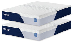 Nectar Classic Memory Foam White 2 Twin XL Mattresses - Ornate Home