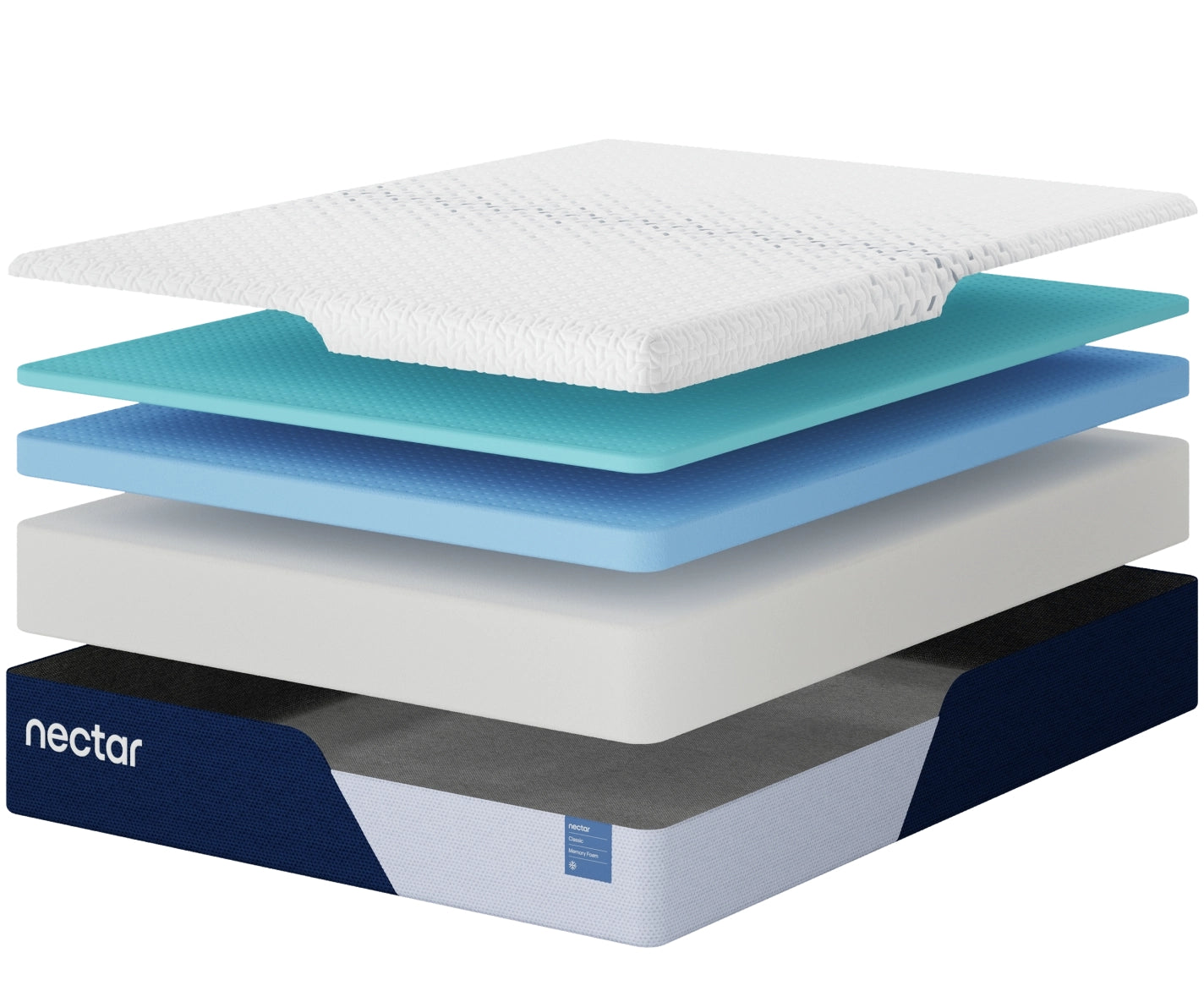 Nectar Classic Memory Foam White Firm King Mattress - Ornate Home