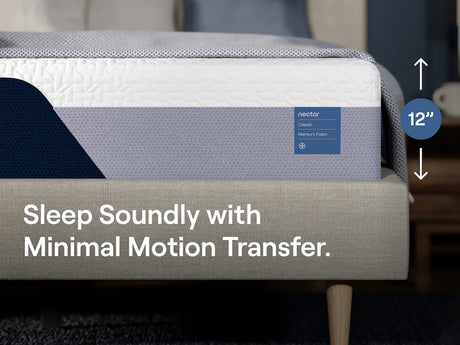 Nectar Classic Memory Foam White Firm Queen Mattress - Ornate Home