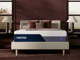 Nectar Luxe Memory Foam Medium White Queen Mattress - Ornate Home