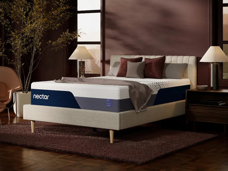 Nectar Luxe Memory Foam White Medium California King Mattress - Ornate Home