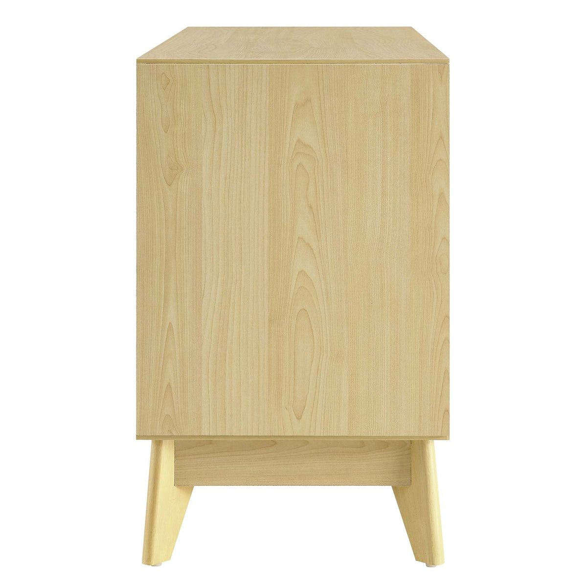 Nectar Natural/White 43" Wood Grain Accent Cabinet - Ornate Home